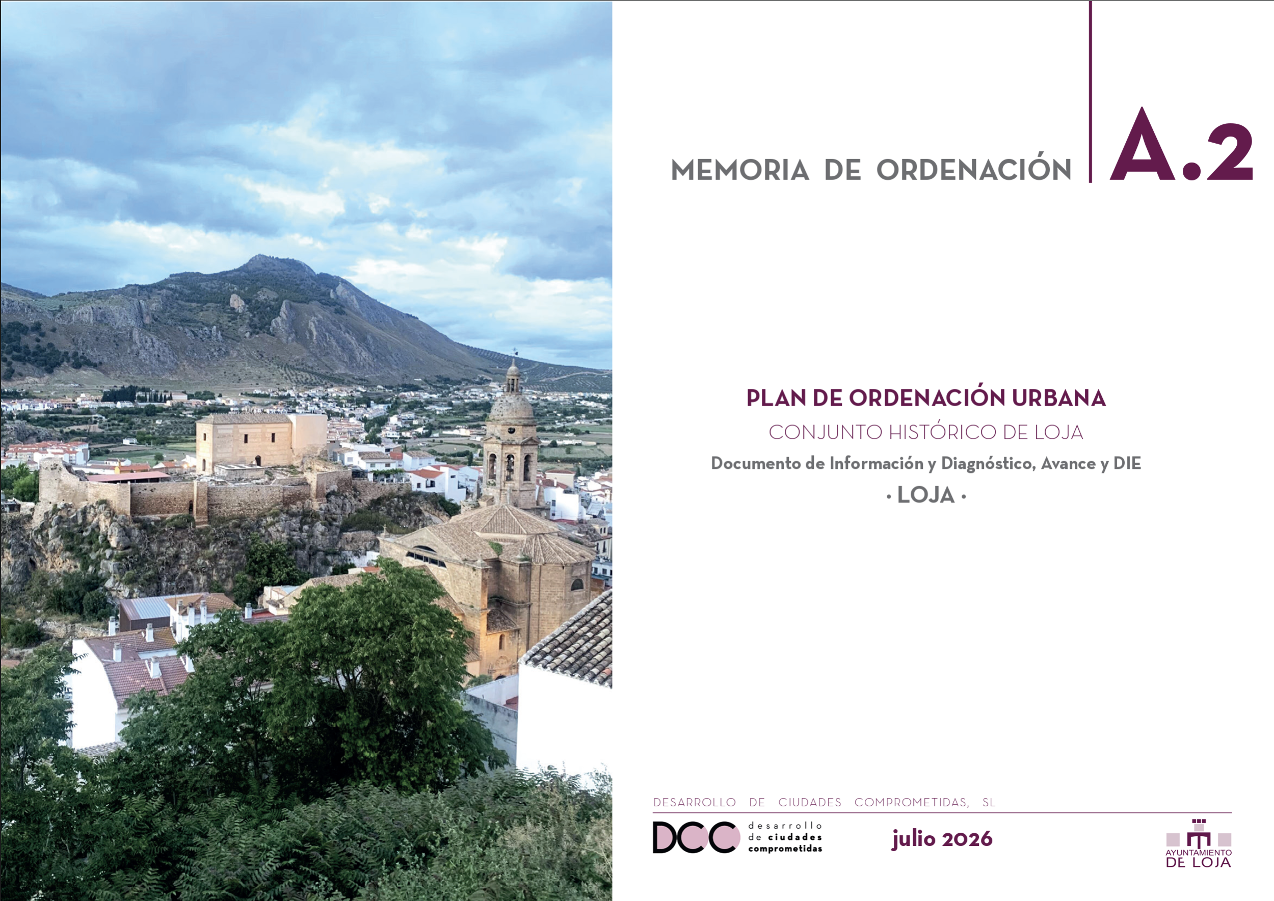 LOJA (Granada): Expuesto el Avance del POU del Conjunto Histórico de Loja